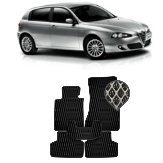 EVA коврики в салон Alfa Romeo 147 2000-2010