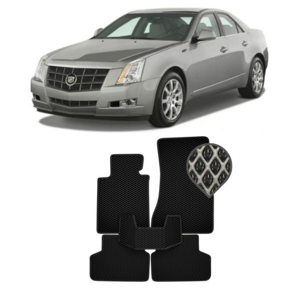 EVA килимки в салон Cadillac CTS 2002 - 2013 4WD EVA килимки в салон Cadillac CTS 2002 - 2013 4WD