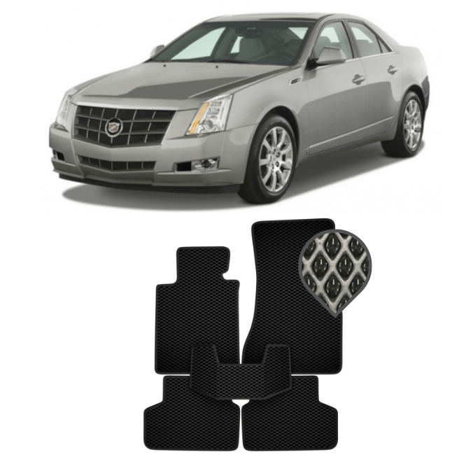 EVA килимки в салон Cadillac CTS 2002 - 2013 4WD