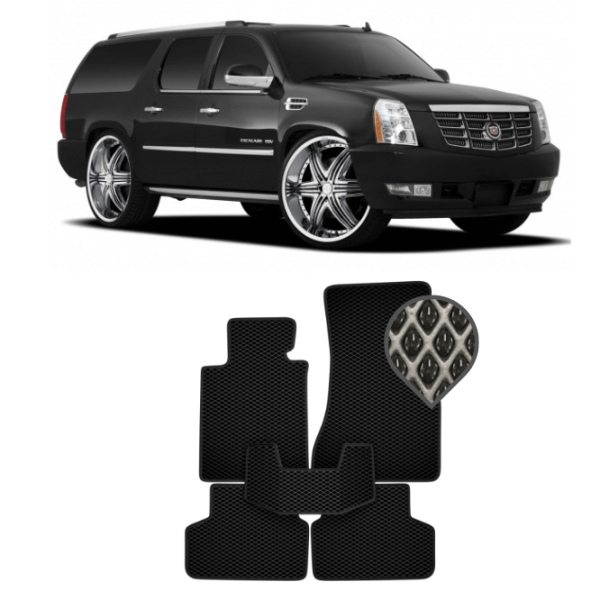 EVA килимки в салон Cadillac Escalade III 2007 - 2014 (5 місць) EVA килимки в салон Cadillac Escalade III 2007 - 2014 (5 місць)