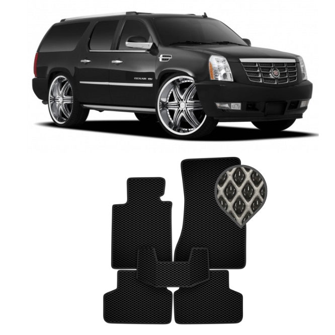 EVA килимки в салон Cadillac Escalade III 2007 - 2014 (5 місць)