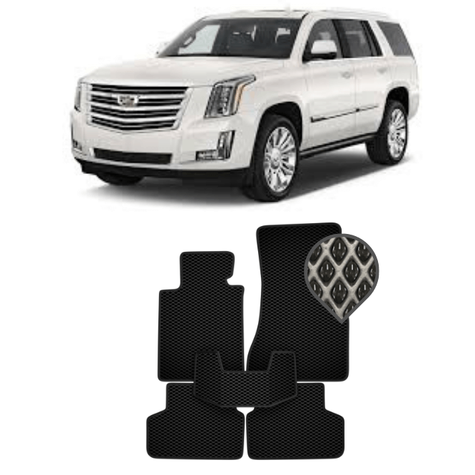 EVA килимки в салон Cadillac Escalade IV 2014 - 2020 (довга база)