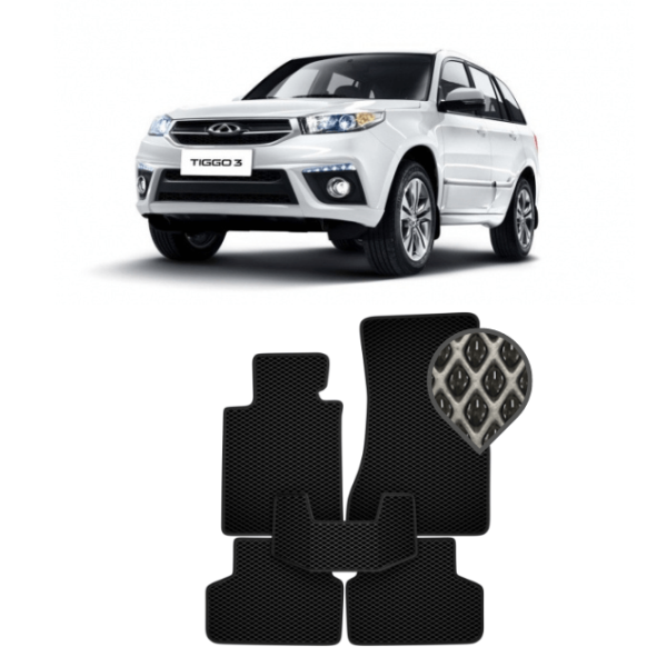 EVA килимки в салон Chery Tiggo 3 2014 - т.ч.