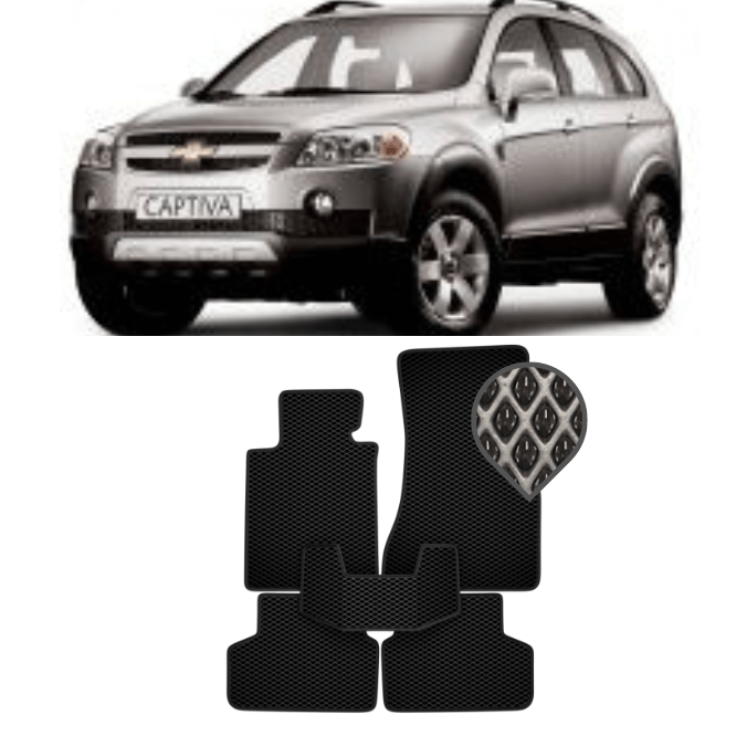 EVA килимки в салон Chevrolet Captiva 7 місць 2006 - 2018