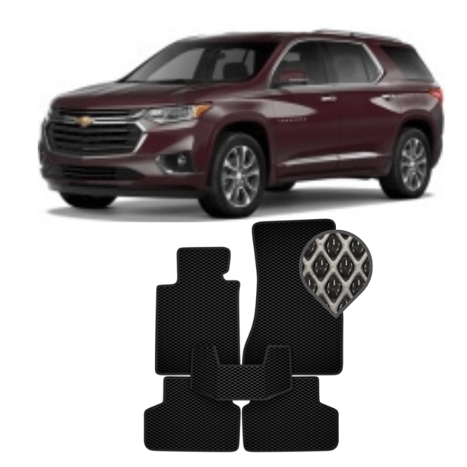 EVA коврики в салон Chevrolet Traverse II (7 мест) 2017 - н.в.