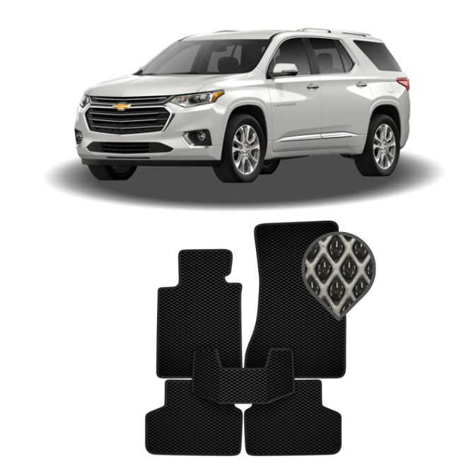 EVA коврики в салон Chevrolet Traverse II (8 мест) 2017 - н.в.