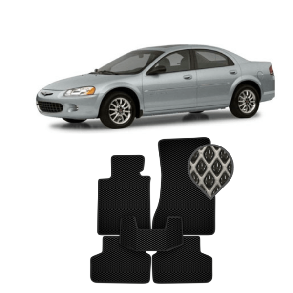 EVA килимки в салон Chrysler Sebring II (Volga Siber) 2000 - 2008