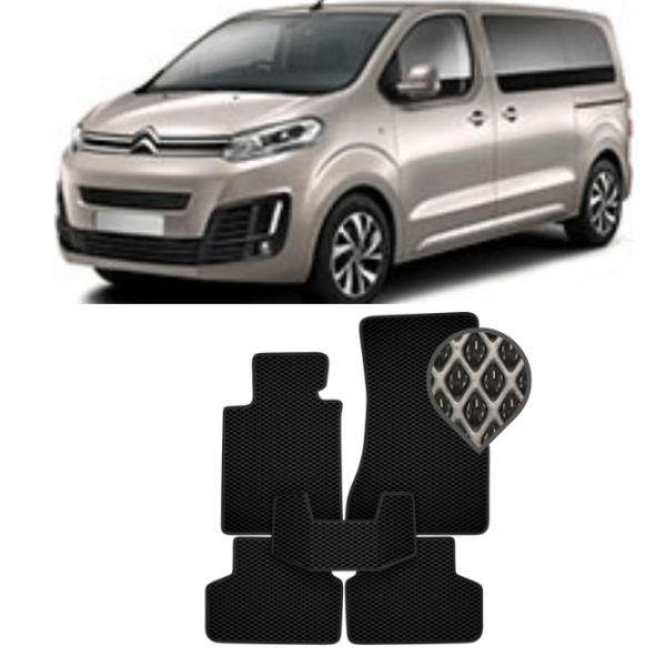 EVA килимки в салон Citroen SpaceTourer I 2016 - т.ч. (7 місць)*