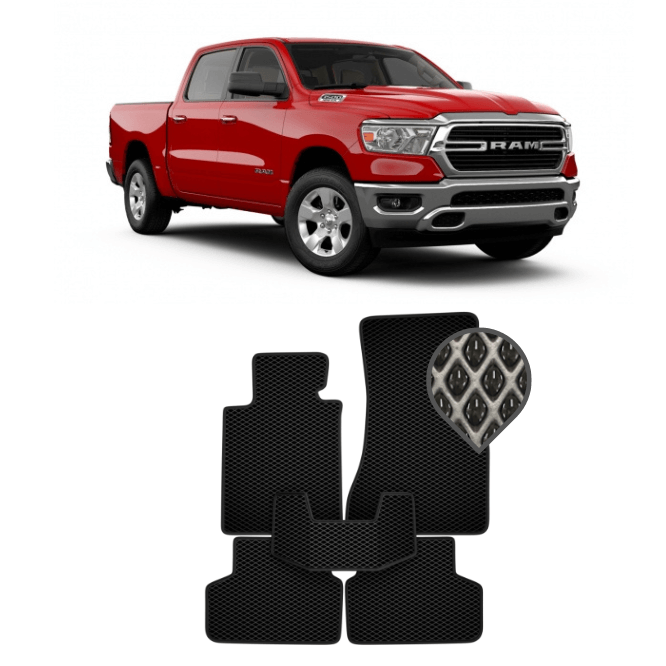 EVA коврики в салон Dodge Ram V (Crew Cab) 2018 - н.в.