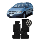 EVA килимки в салон Dodge Caravan IV (2001 - 2007) 2 окремих сидіння (капітанські)