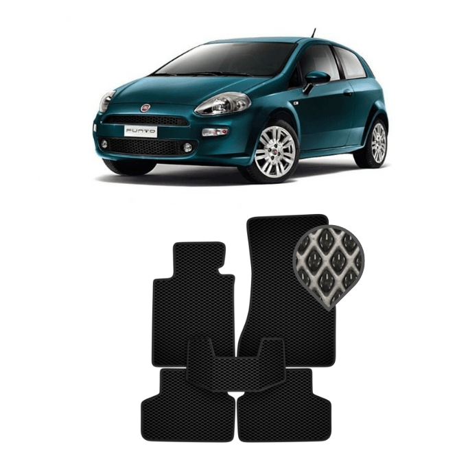 EVA коврики в салон Fiat Punto Evo 2009 - 2012