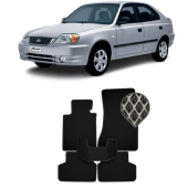 EVA килимки в салон Hyundai Accent 2000 - 2012 EVA килимки в салон Hyundai Accent 2000 - 2012