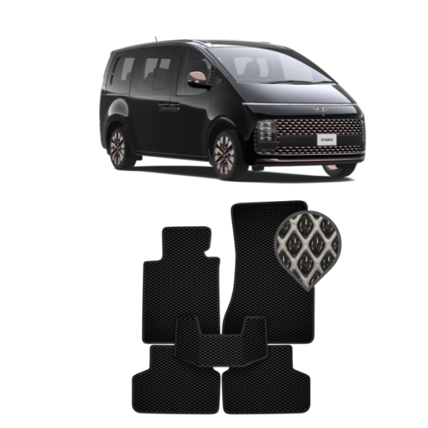 EVA килимки в салон Hyundai Staria 2021 - т.ч. (8 місць)