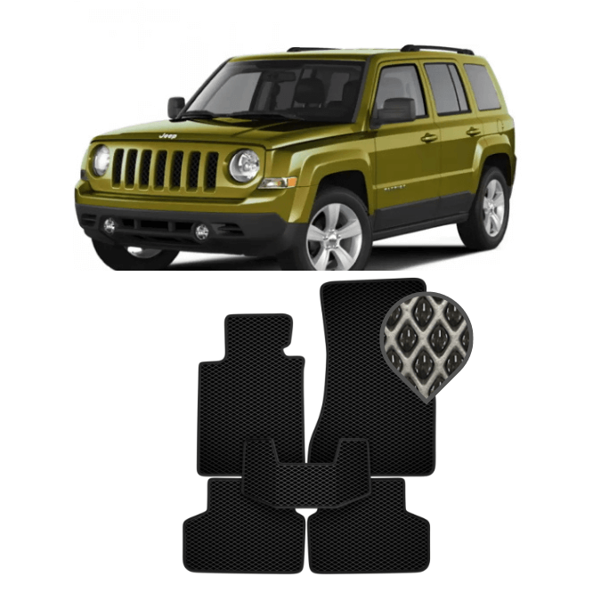 EVA килимки в салон Jeep Liberty (Північна Америка) II 2007 - 2012 гг.