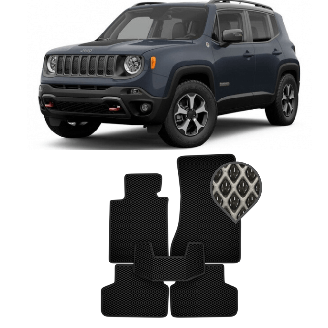 EVA килимки в салон Jeep Renegade I 2014 - т.ч.