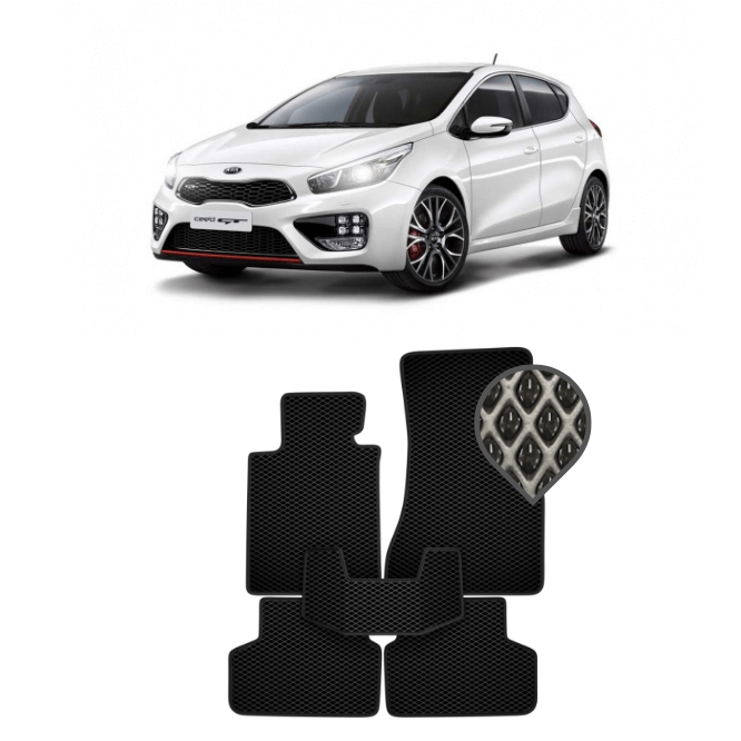 EVA коврики в салон Kia Ceed III 2018 - н.в. (хэтчбек)