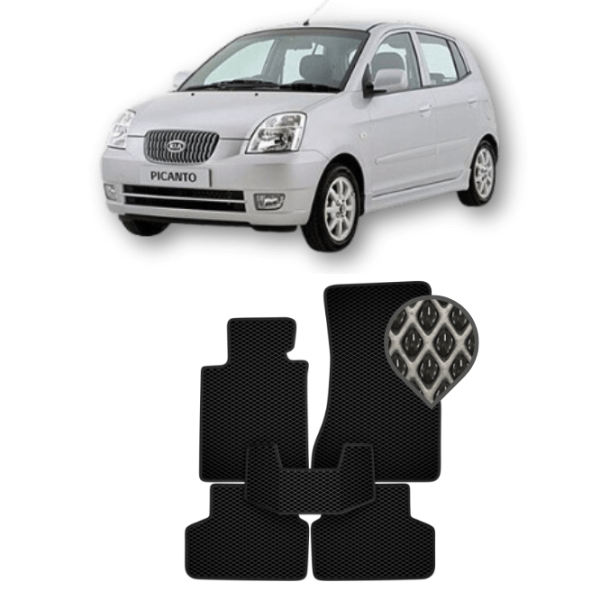 EVA коврики в салон Kia Picanto I 2004 - 2011