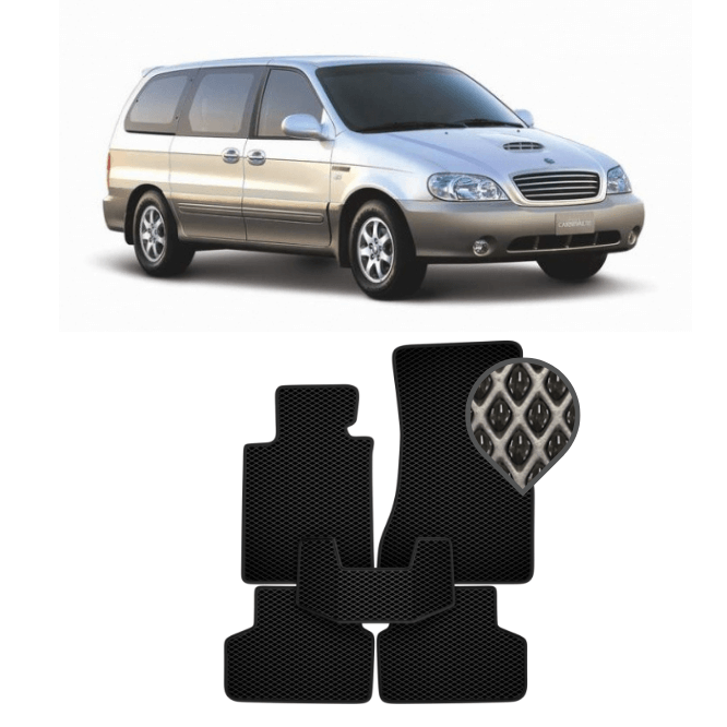 EVA коврики в салон Kia Carnival I 1999 - 2006