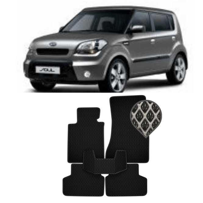 EVA коврики в салон Kia Soul I 2009 - 2014