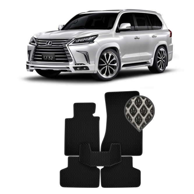 EVA коврики в салон Lexus LX III (Рестайлинг 2) 2012 - 2022