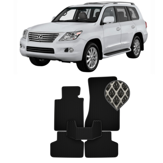 EVA коврики в салон Lexus LX III 2007 - 2012