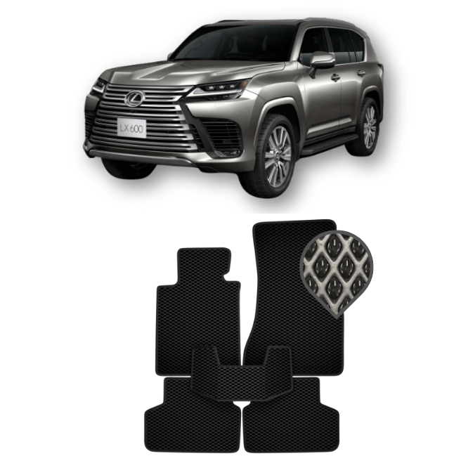 EVA коврики в салон Lexus LX IV 2022 - н.в.