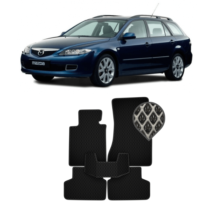 EVA коврики в салон Mazda 6 (GY) Wagon 4WD 2002 - 2008