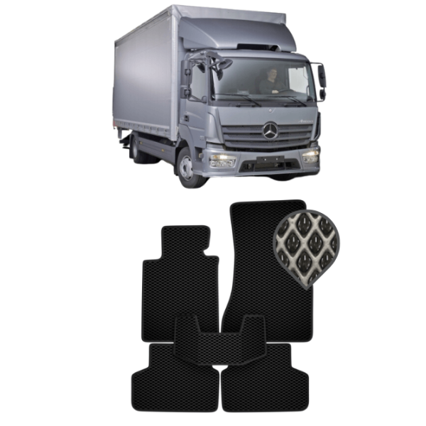 EVA килимки в салон Mercedes Atego 1523