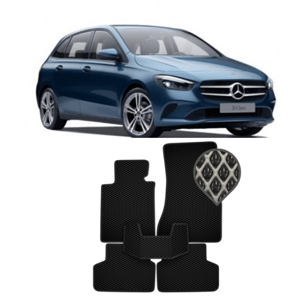EVA килимки в салон Mercedes B - клас III (W247) 2018 - т.ч.