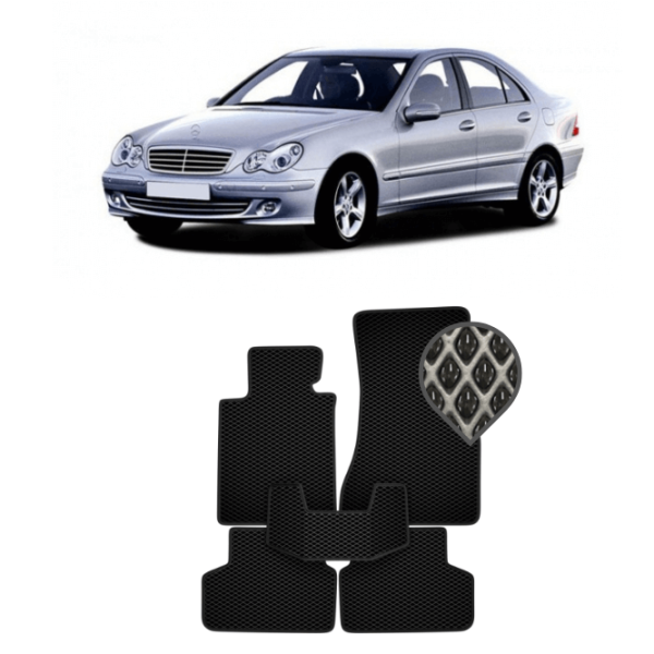 EVA килимки в салон Mercedes C - клас W203 2000 - 2007