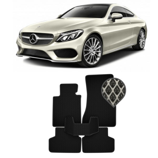 EVA килимки в салон Mercedes C - клас W205 2013 - 2021(Купе)