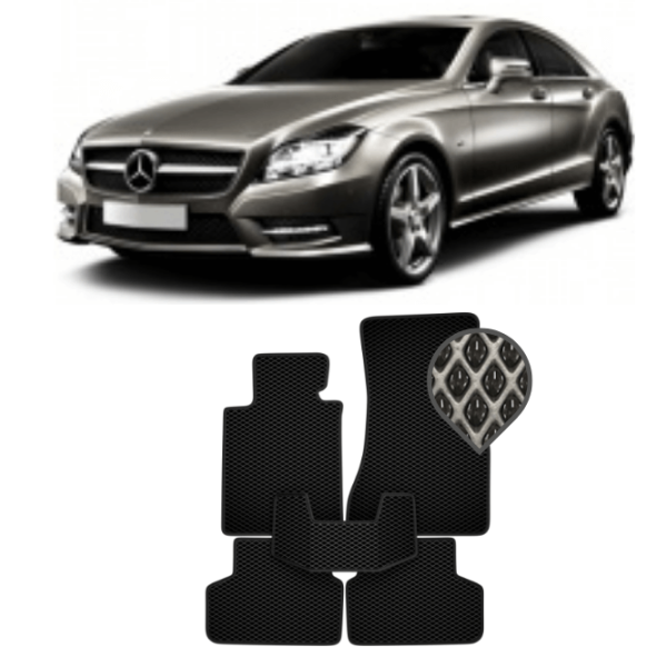 EVA килимки в салон Mercedes CLS - клас (W218) 2011 - 2017