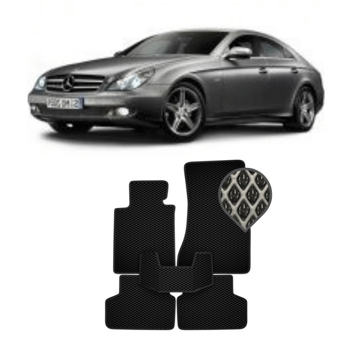 EVA коврики в салон Mercedes CLS - клас (W219) 2004 - 2010