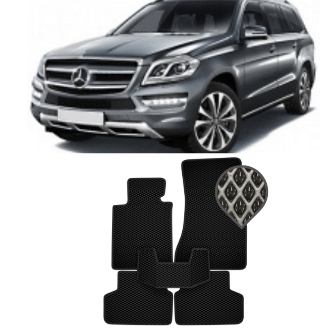 EVA коврики в салон Mercedes GL - клас X166 2012 - 2016