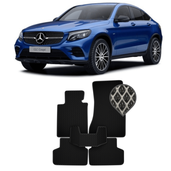 EVA килимки в салон Mercedes GLC - клас Coupe C253 2015 - т.ч.