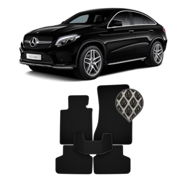 EVA килимки в салон Mercedes GLE 2015 - 2018 (W166)