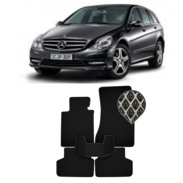 EVA килимки в салон Mercedes R - клас W251 long 6 місць 2007 - 2010