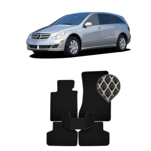 EVA килимки в салон Mercedes R - клас W251 long 7 місць 2007 - 2010
