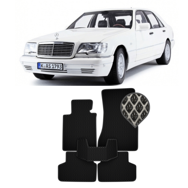 EVA килимки в салон Mercedes S - клас W140 Long 1991 - 1998