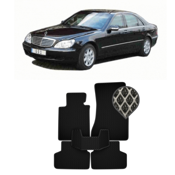 EVA килимки в салон Mercedes S - клас W220 1998 - 2005