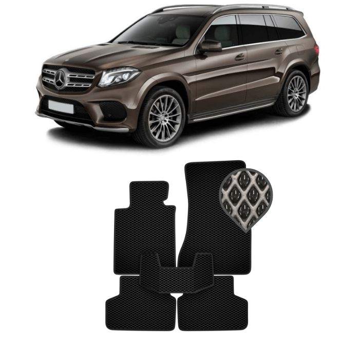 EVA коврики в салон Mercedes - Benz GLS I (X166) 2016 - 2019