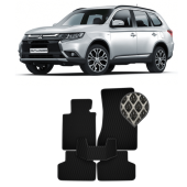 EVA килимки в салон Mitsubishi Outlander III 2015 - 2023 (багажник без органайзеру) EVA килимки в салон Mitsubishi Outlander III 2015 - 2023 (багажник без органайзеру)