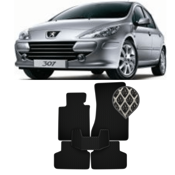 EVA коврики в салон Peugeot 307 2001 - 2008