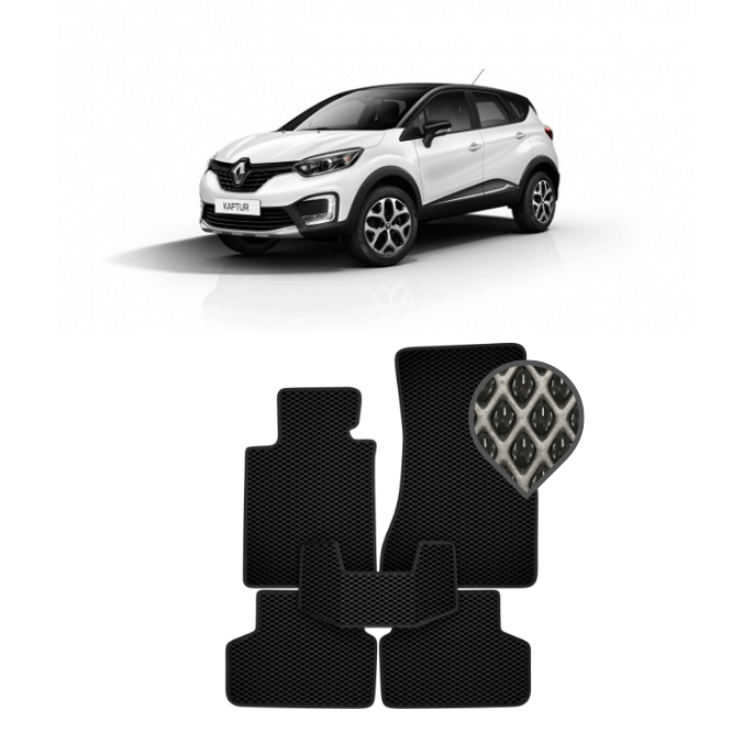 EVA коврики в салон Renault Kaptur 2016 - 2020