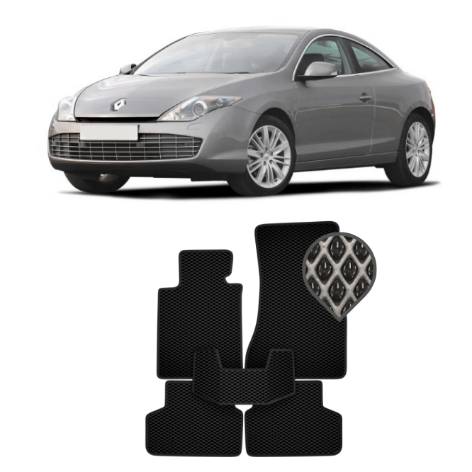 EVA коврики в салон Renault Laguna III 2007 - н.в. КУПЕ