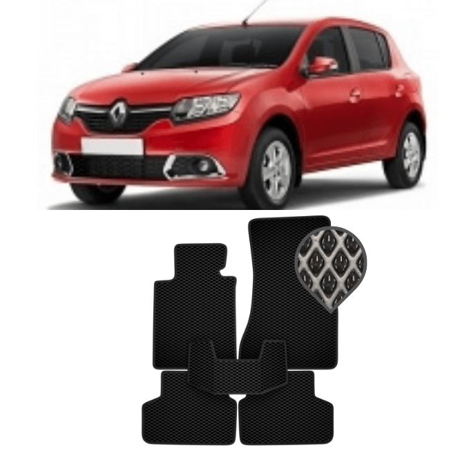 EVA коврики в салон Renault Sandero/Sandero Stepway 2014 - н.в.