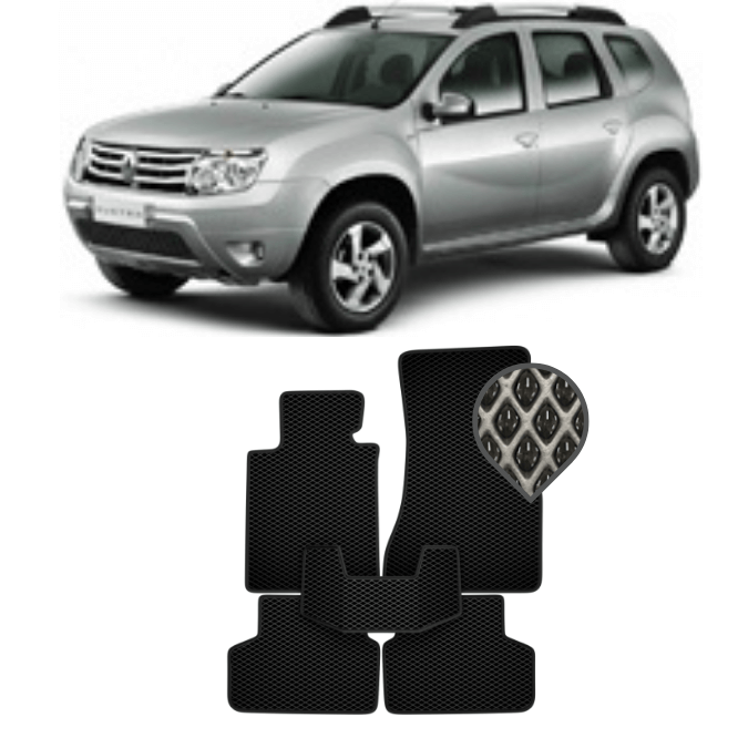 EVA коврики в салон Renault Duster 2011 - 2015 (передний привод)