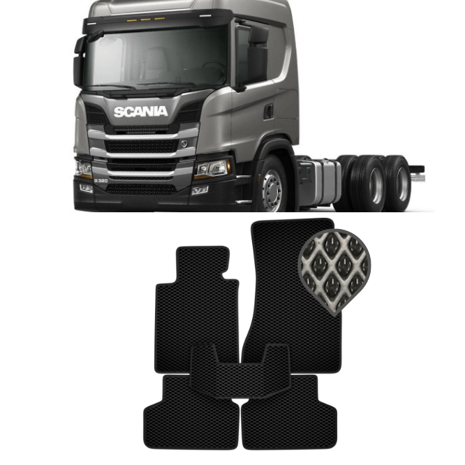 EVA килимки в салон Scania G (5G) (механіка)