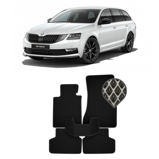 EVA коврики в салон Skoda Octavia (A7) 2013 - 2020 универсал