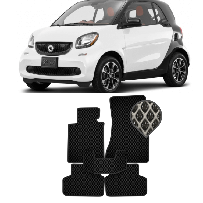 EVA килимки в салон Smart Fortwo II 2007 - 2015